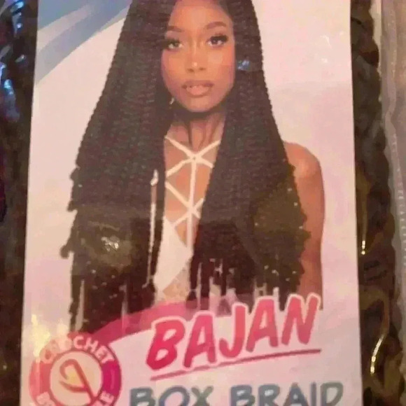 Urban Beauty Synthetic Bajan Braids 20 inches Color 4 Crochet Pre Made Loop with - Picture 11 of 11